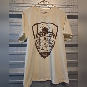 Nickelodeon SpongeBob Nature Adventure Cream Tee